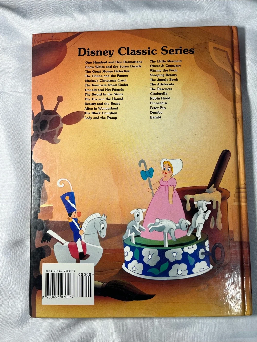 Vintage 1986 Disney Pinocchio Hardcover Book Walt Disney Classic Series Like New